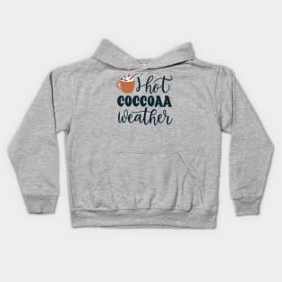 hot cocoa Kids Hoodie